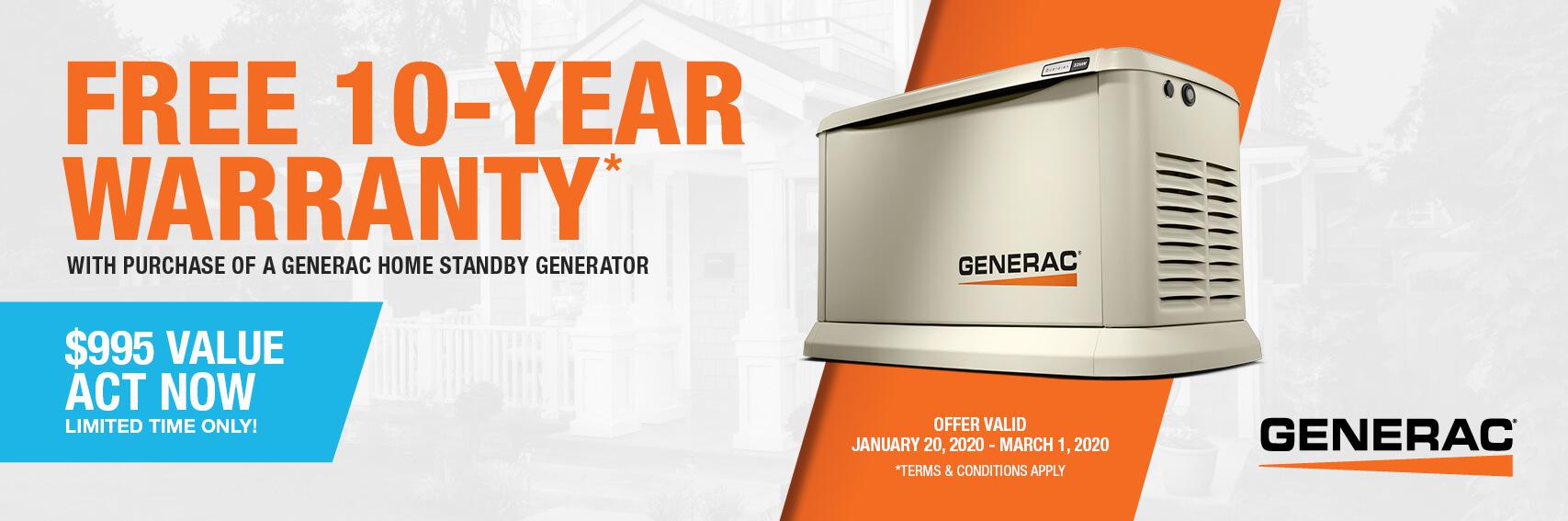 Homestandby Generator Deal | Warranty Offer | Generac Dealer | Magnolia, TX